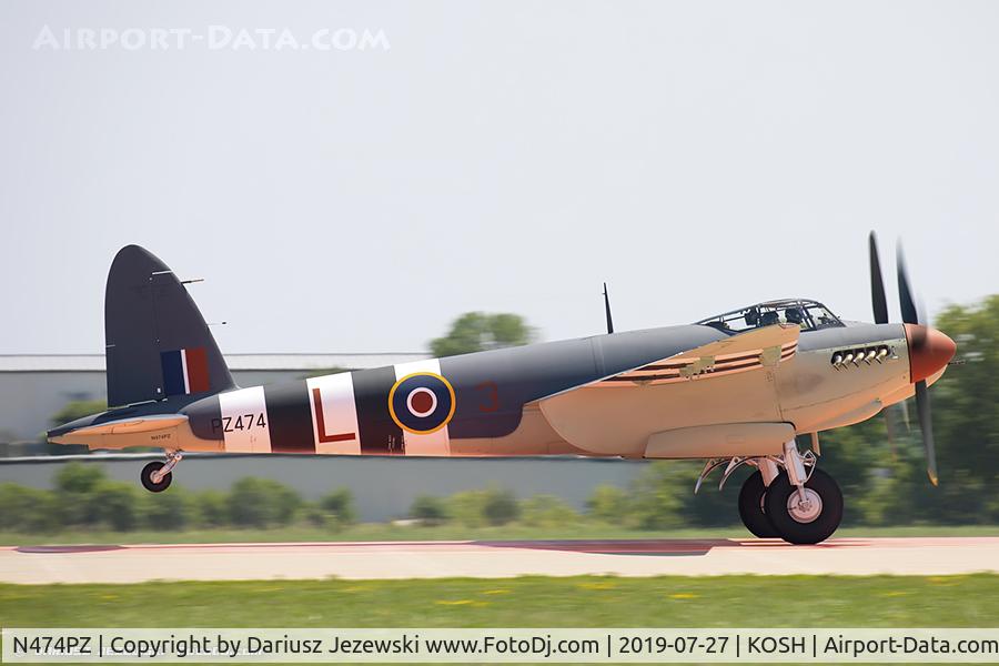 N474PZ, 1945 De Havilland DH.98 Mosquito FB.VI C/N NZ2384/PZ474, De Havilland DH-98 Mosquito  C/N PZ474 , N474PZ
