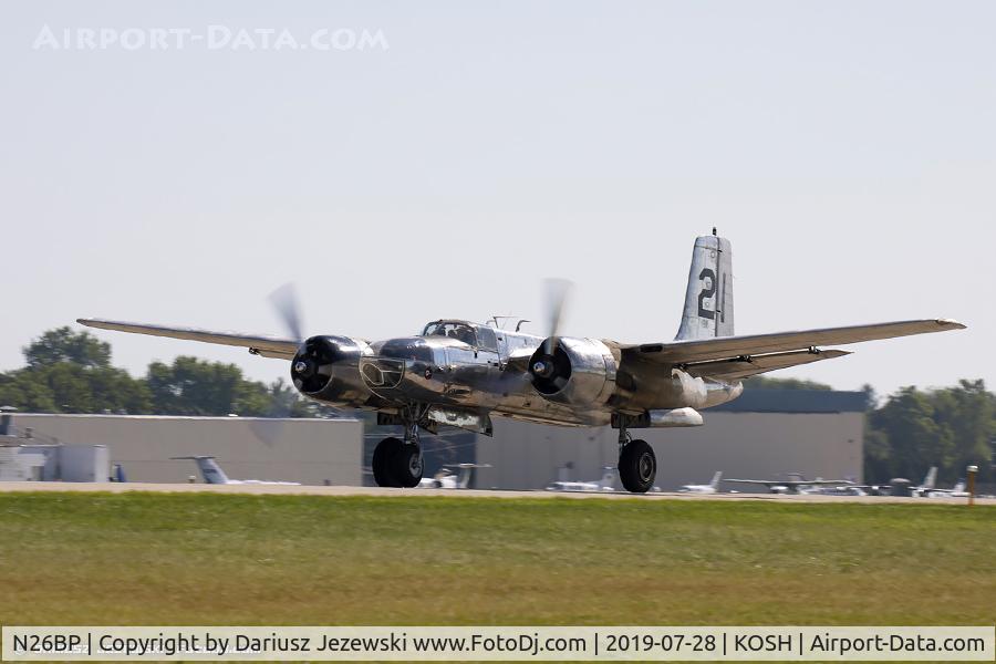 N26BP, 1944 Douglas A-26B Invader Invader C/N 7072, Douglas A-26B Invader  C/N 7072, NL26BP