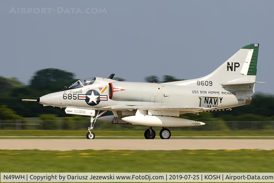 N49WH, 1959 Douglas A-4B Skyhawk C/N 11366, Douglas A-4B Skyhawk  C/N 11366, N49WH