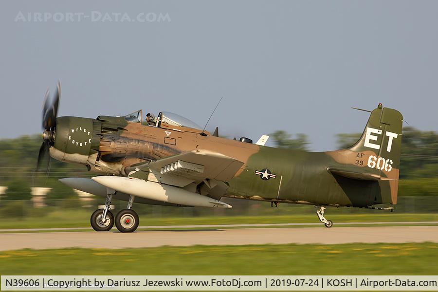 N39606, 1955 Douglas AD-6 Skyraider C/N 10838, Douglas AD-6 Skyraider  C/N 10838 (139606), NX39606