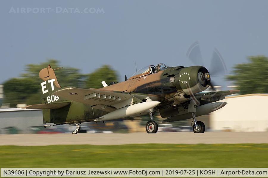 N39606, 1955 Douglas AD-6 Skyraider C/N 10838, Douglas AD-6 Skyraider  C/N 10838 (139606), NX39606