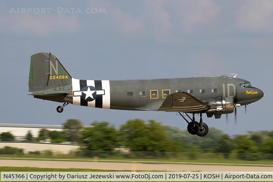 N45366, 1943 Douglas C-53D-DO Skytrooper (DC-3A) C/N 11757, Douglas DC-3 