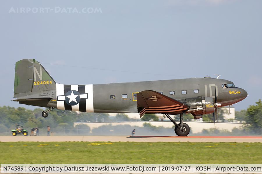 N74589, 1943 Douglas DC3C-S1C3G (C-47A) C/N 9926, Douglas DC-3C-S1C3G 