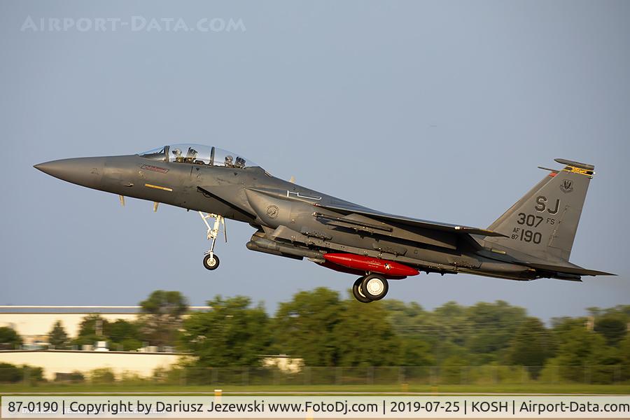 87-0190, 1987 McDonnell Douglas F-15E Strike Eagle C/N 1055/E030, F-15E Strike Eagle 87-0190 MO from 389th FS 