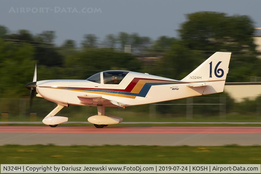 N324H, Stoddard-Hamilton Glasair SH-2 C/N 323, Glasair SH-2  C/N 323, N324H