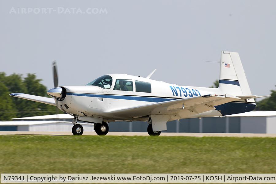 N79341, 1965 Mooney M20E C/N 551, Mooney M20E Chapparal  C/N 551, N79341