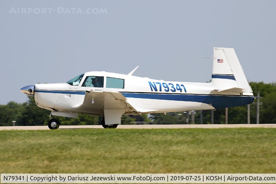N79341, 1965 Mooney M20E C/N 551, Mooney M20E Chapparal  C/N 551, N79341