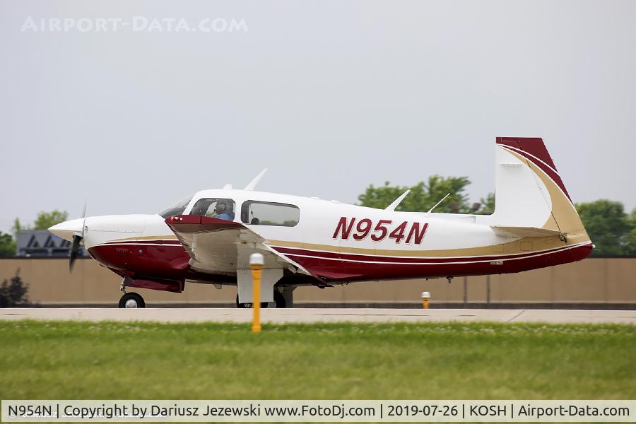 N954N, 1968 Mooney M20F Executive C/N 680131, Mooney M20F Executive  C/N 680131, N954N