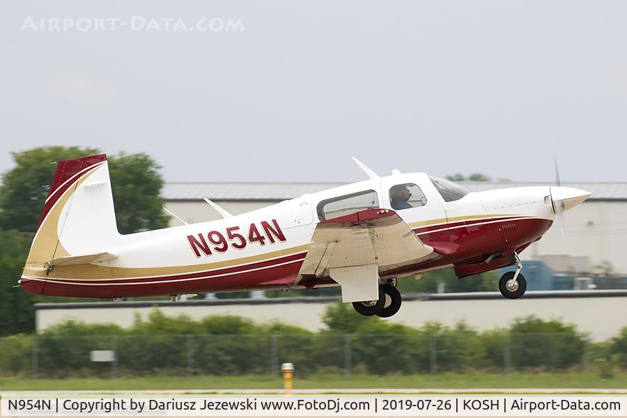N954N, 1968 Mooney M20F Executive C/N 680131, Mooney M20F Executive  C/N 680131, N954N