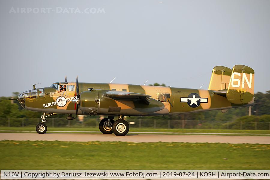 N10V, 1943 North American B-25H Mitchell C/N 98-21433, North American B-25H Mitchell  C/N 98-21433, N10V