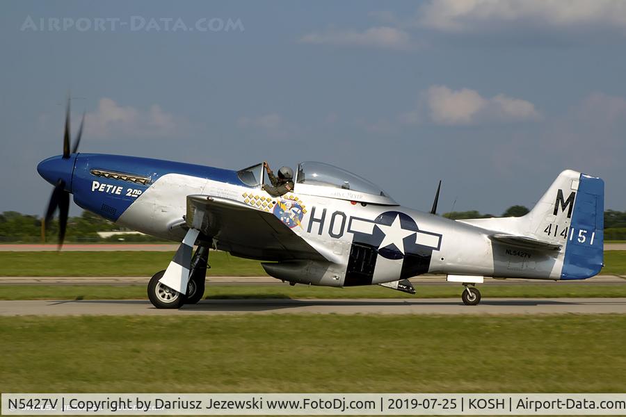 N5427V, 1944 North American F-51D Mustang C/N 44-72942, North American F-51D Mustang 