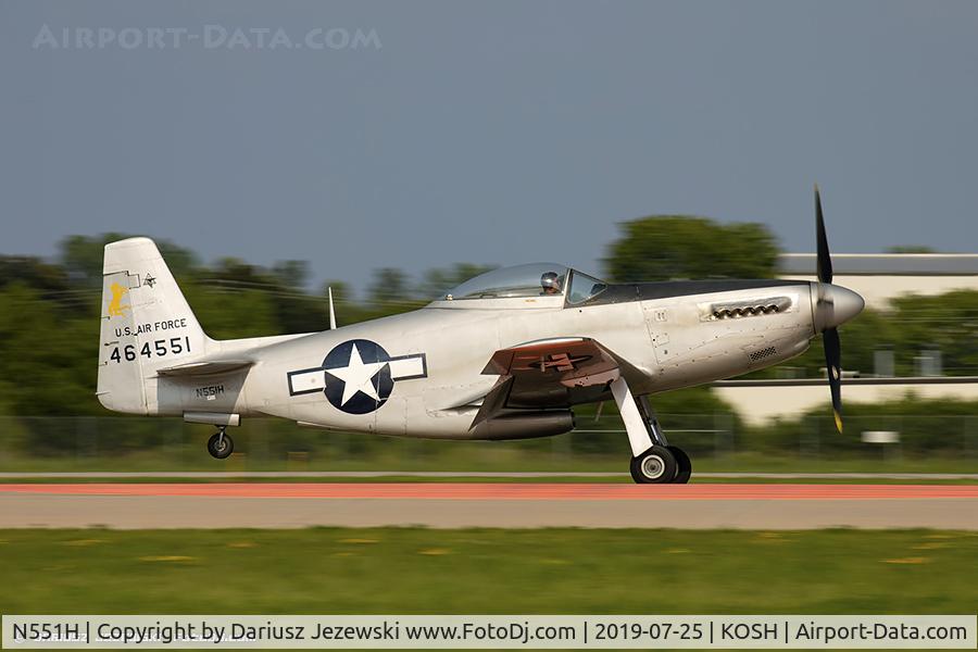 N551H, 1944 North American F-51-H-5-NA C/N 44-64314, North American F-51H-5-NA Mustang  C/N 44-64314, N551H