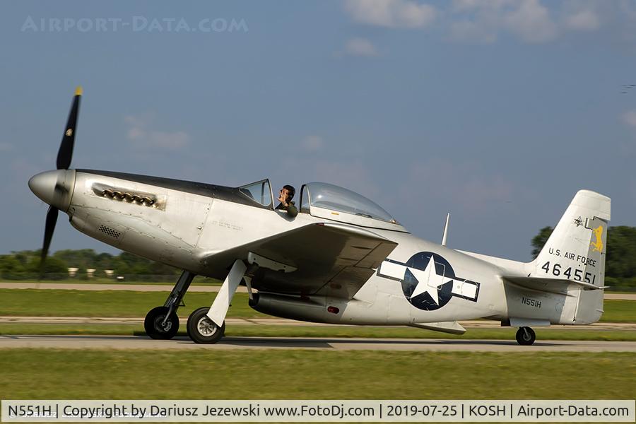N551H, 1944 North American F-51-H-5-NA C/N 44-64314, North American F-51H-5-NA Mustang  C/N 44-64314, N551H