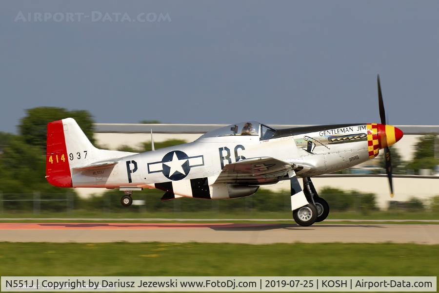 N551J, 1957 North American P-51D Mustang C/N 44-74230, North American P-51D Mustang 