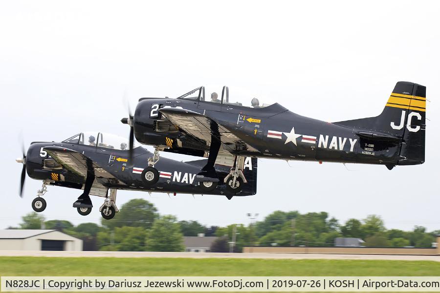 N828JC, 1955 North American T-28B Trojan C/N 219-11, North American T-28B Trojan  C/N 140012, NX828JC