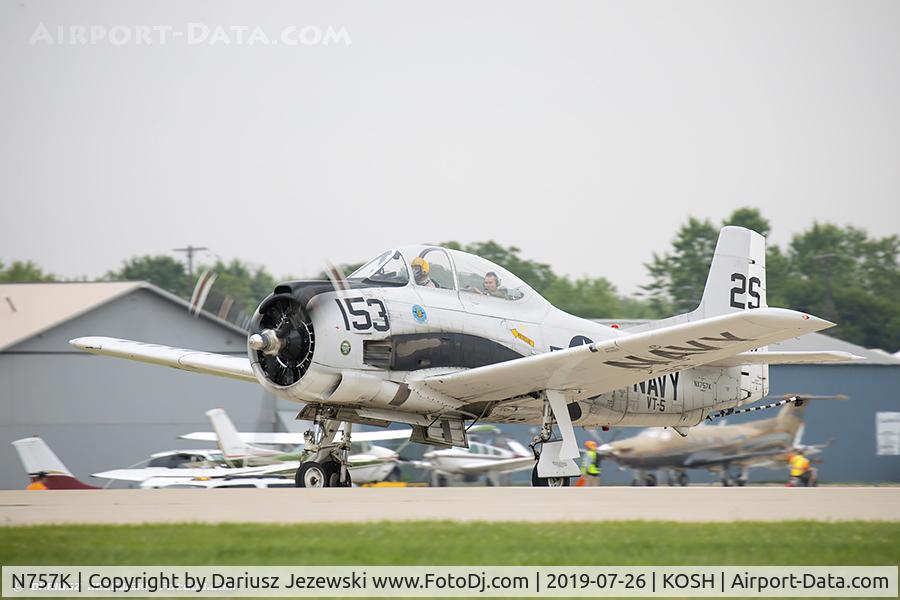 N757K, 1954 North American T-28C Trojan C/N 226-224 (140647), North American T-28C Trojan  C/N 140647, NX757K