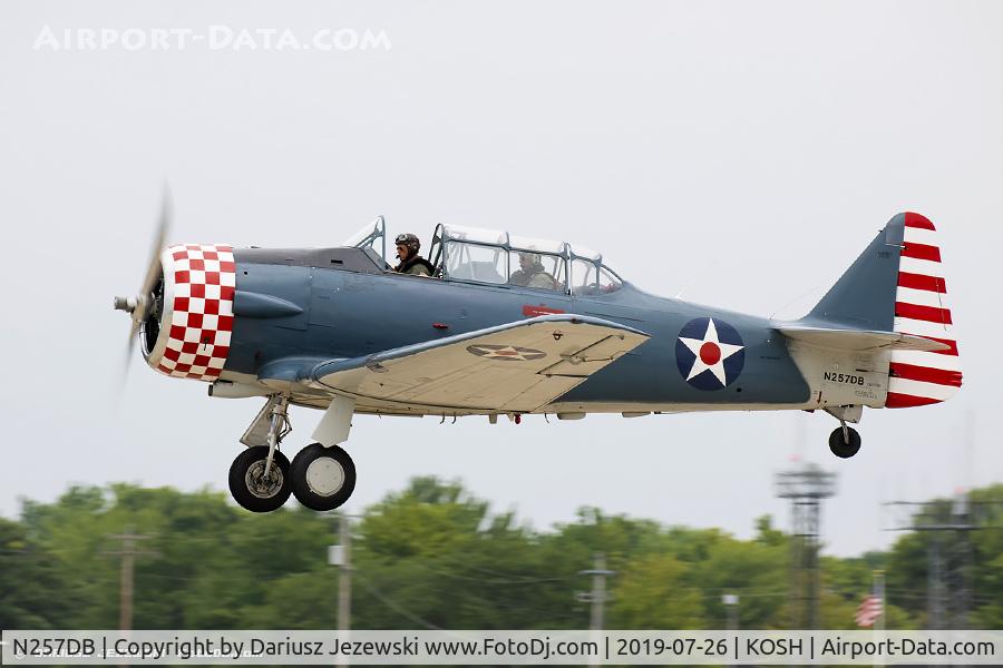 N257DB, 1952 North American T-6G Texan C/N 182-600, North American T-6G Texan  C/N 182-600, N257DB
