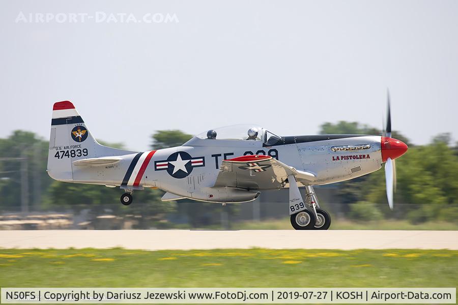 N50FS, 1966 North American F-51D Mustang C/N 44-74839-59, North American TF-51D Mustang 