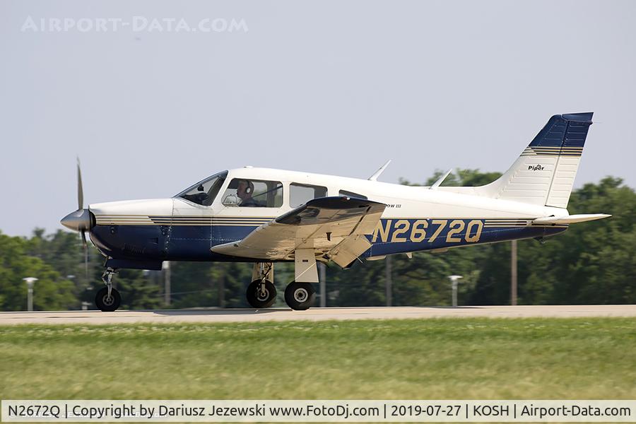 N2672Q, 1977 Piper PA-28R-201 Cherokee Arrow III C/N 28R-7737040, Piper PA-28R-201 Cherokee Arrow III  C/N 28R-7737040, N2672Q