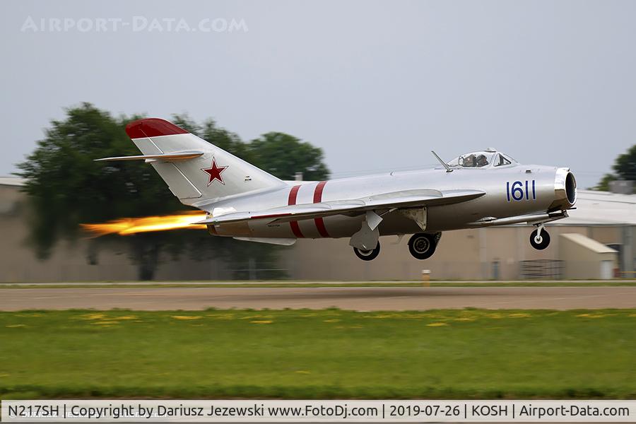 N217SH, 1959 PZL-Mielec Lim-5 (MiG-17F) C/N 1C1611, PZL Mielec Lim-5 (MiG-17F)  C/N 1C1611, NX217SH