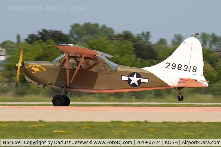 N64669, Stinson L-5 Sentinel C/N 76560, Stinson L-5 Sentinel 