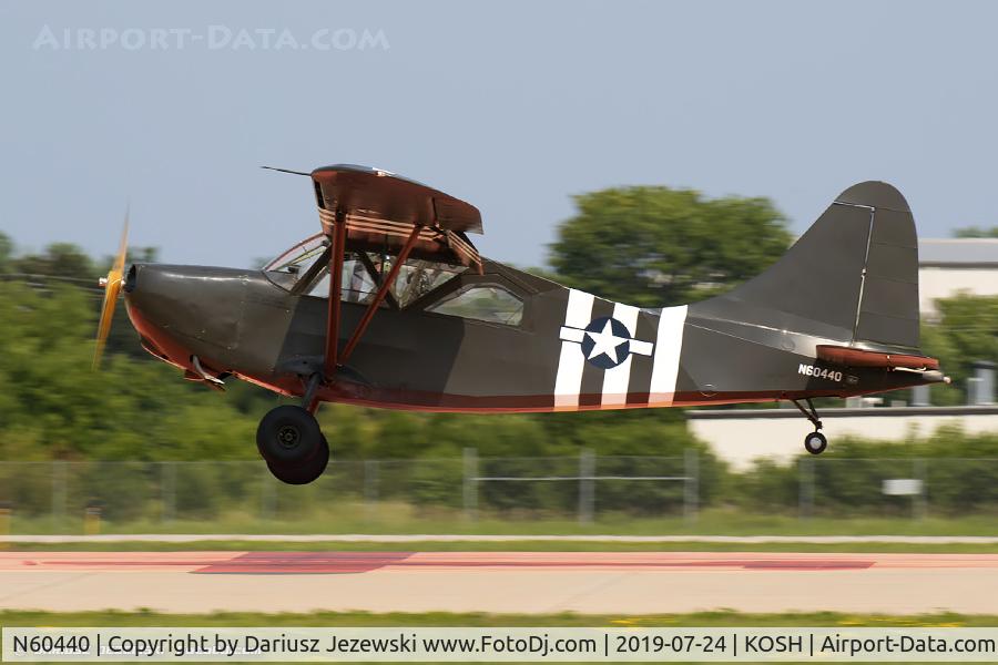 N60440, 1945 Stinson L-5G Sentinel C/N 4010, Stinson L-5G Sentinel  C/N 4010, N60440