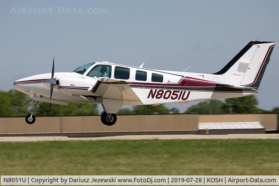 N8051U, 1990 Beech 58 Baron C/N TH-1607, Beech 58 Baron  C/N TH-1607, N8051U