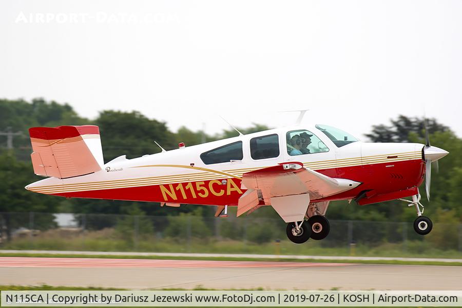 N115CA, 1981 Beechcraft V35B Bonanza C/N D-10371, Beech V35B Bonanza  C/N D-10371, N115CA