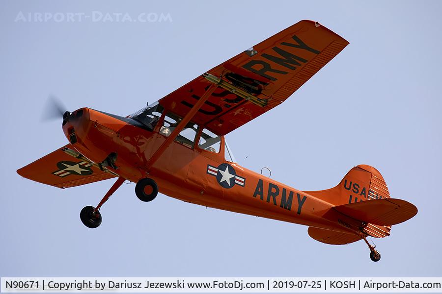 N90671, 1951 Cessna O-1A Bird Dog C/N 22285, Cessna 305A L-19A Bird Dog  C/N 22285, N90671