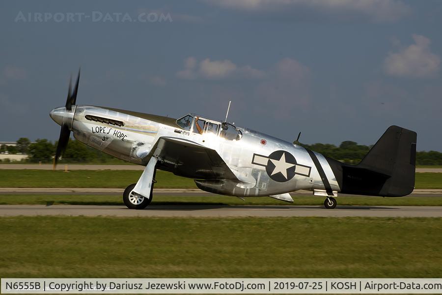 N6555B, 1943 North American P-51C Mustang C/N 103-26538, North American P-51C 