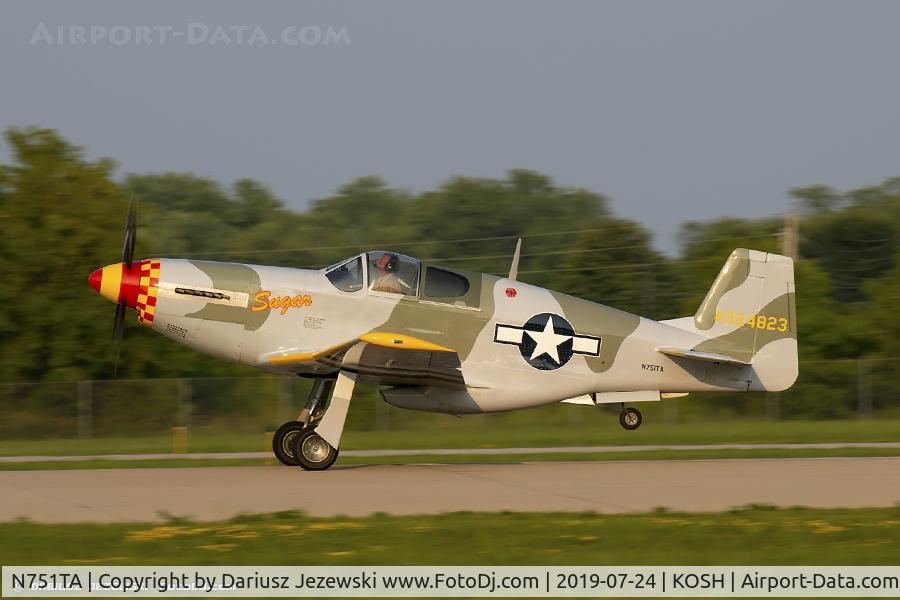 N751TA, 2015 Titan T-51B Mustang C/N M09BV12COHK0151B, Titan T-51B Mustang  C/N M09BV12COHK0151B, N751TA
