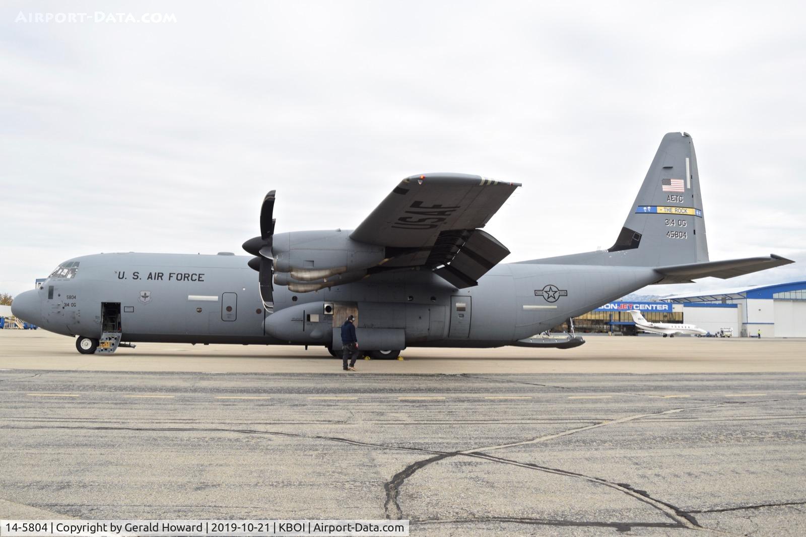 14-5804, 2016 Lockheed Martin C-130J-30 C/N 382-5804, Parked on north GA ramp.