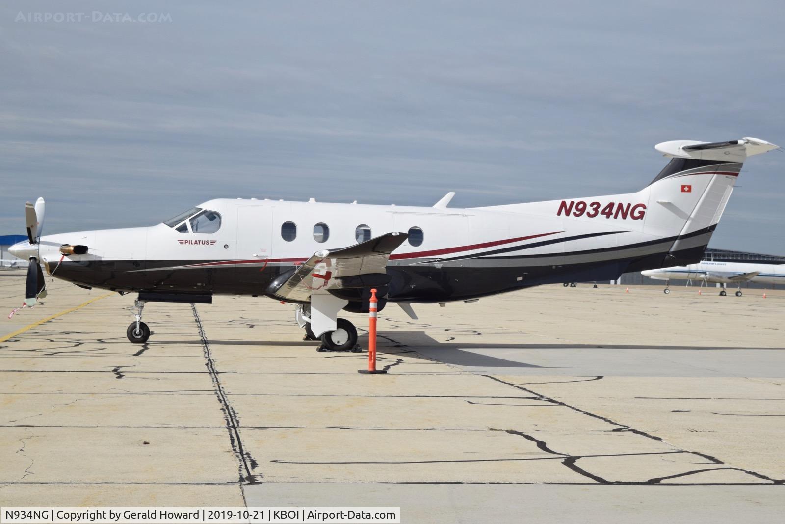 N934NG, 2008 Pilatus PC-12/47E C/N 1034, Parked on south GA ramp.