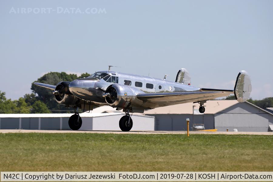 N42C, Beech D18S C/N A-468, Beech D18S  C/N A-468, N42C
