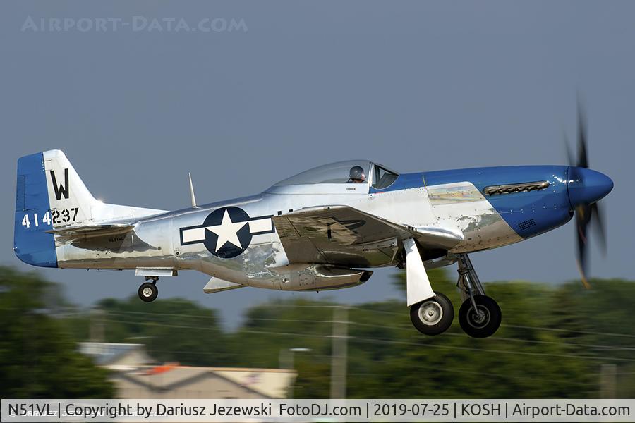 N51VL, 1944 North American F-51D Mustang C/N 122-40196, North American F-51D Mustang 