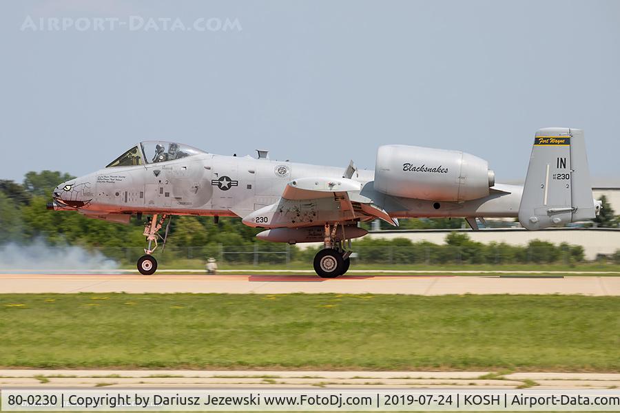 80-0230, 1980 Fairchild Republic A-10C Thunderbolt II C/N A10-0580, A-10A Thunderbolt 80-0230 PA from 103rd FS 