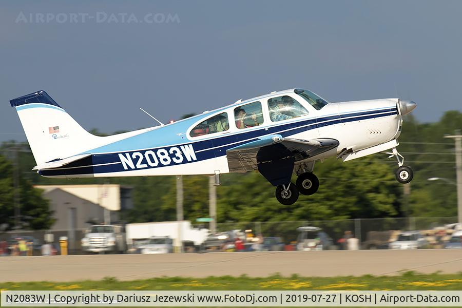 N2083W, 1965 Beech 35-C33 Debonair C/N CD-990, Beech 35-C33 Debonair  C/N CD-990, N2083W