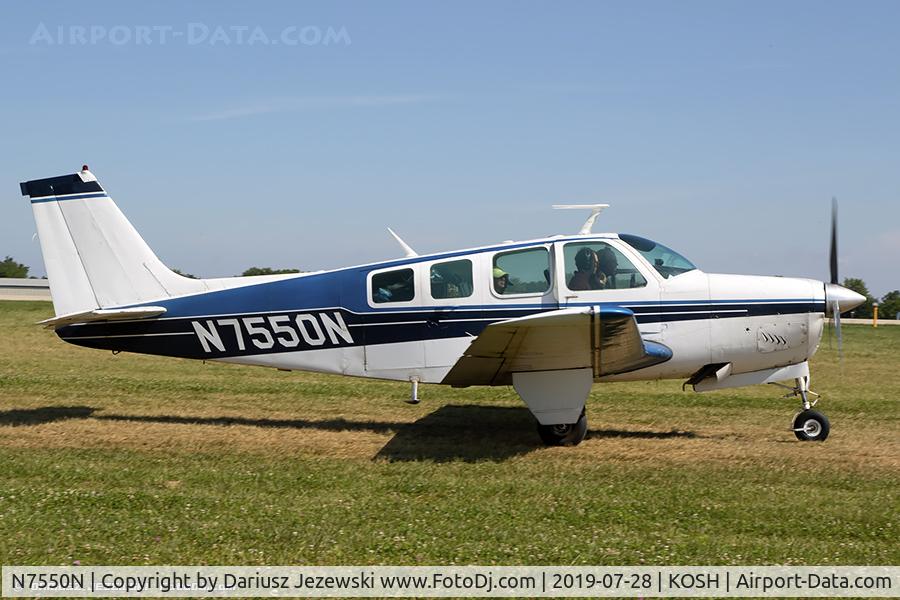 N7550N, 1968 Beech 36 Bonanza C/N E-67, Beech 36 Bonanza C/N E-67, N7550N