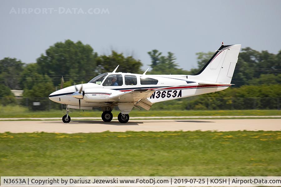 N3653A, 1969 Beech 95-B55 (T42A) Baron C/N TC-1309, Beech 95-B55 Baron (T42A)  C/N TC-1309, N3653A