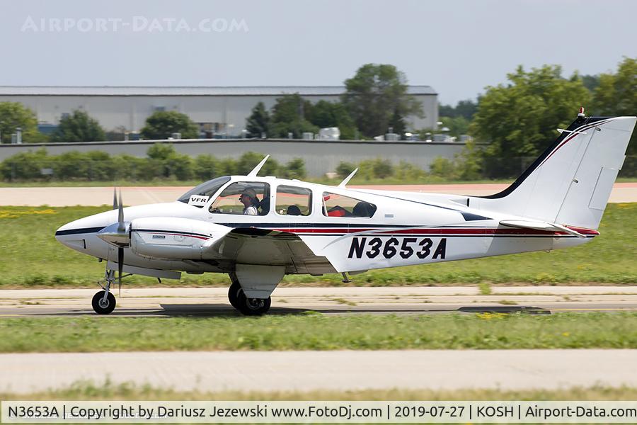 N3653A, 1969 Beech 95-B55 (T42A) Baron C/N TC-1309, Beech 95-B55 Baron (T42A)  C/N TC-1309, N3653A