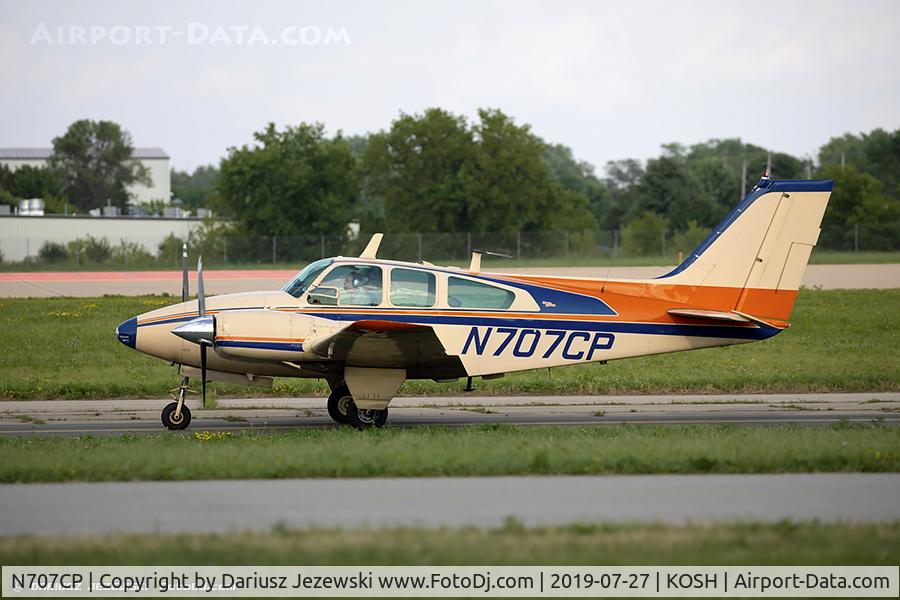 N707CP, 1965 Beech 95-B55 (T42A) Baron C/N TC-864, Beech 95-B55 Baron (T-42A)  C/N TC-864, N707CP
