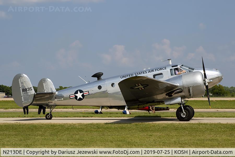 N213DE, 1942 Beech C-45H Expeditor C/N AF-392, Beech C45H Expeditor  C/N AF-392, N213DE