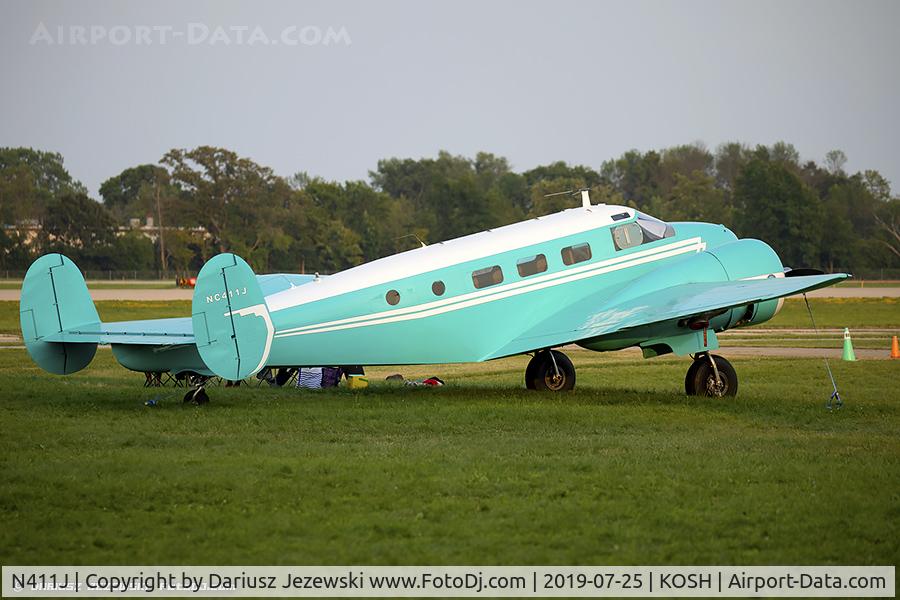 N411J, 1953 Beech D18S C/N A-967, Beech D18S  C/N A-967, NC411J