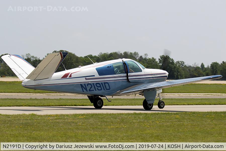 N2191D, 1953 Beech D35 C/N D-3538, Beech D35  C/N D-3538, N2191D