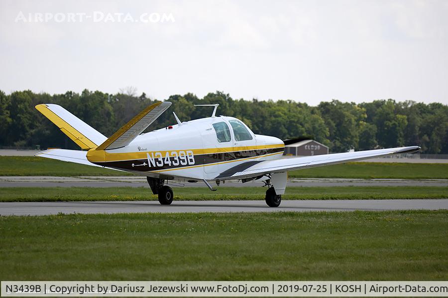 N3439B, 1953 Beech D35 C/N D-3677, Beech D35 Bonanza  C/N D-3677, N3439B