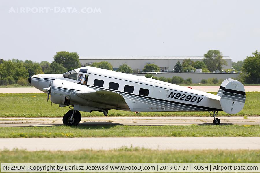 N929DV, 1954 Beech E18S C/N BA-32, Beech E18S  C/N BA-32, N929DV
