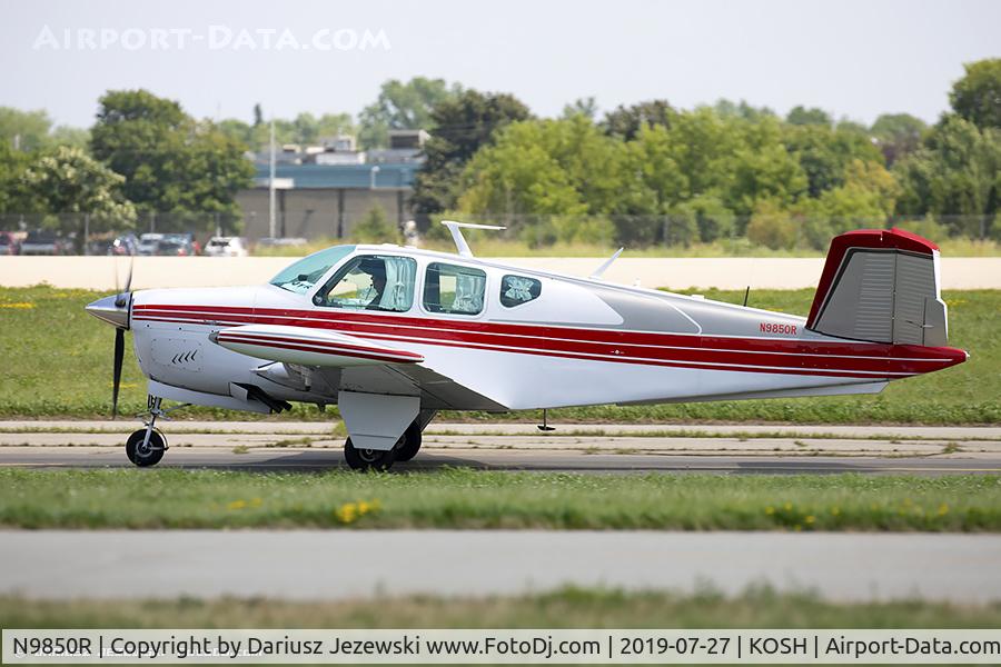 N9850R, 1960 Beech M35 Bonanza C/N D-6401, Beech M35 Bonanza  C/N D-6401, N9850R