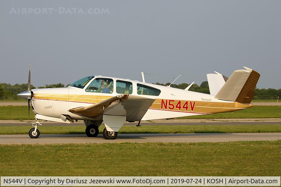 N544V, 1965 Beech S35 Bonanza C/N D-7904, Beech S35 Bonanza  C/N D-7904, N544V
