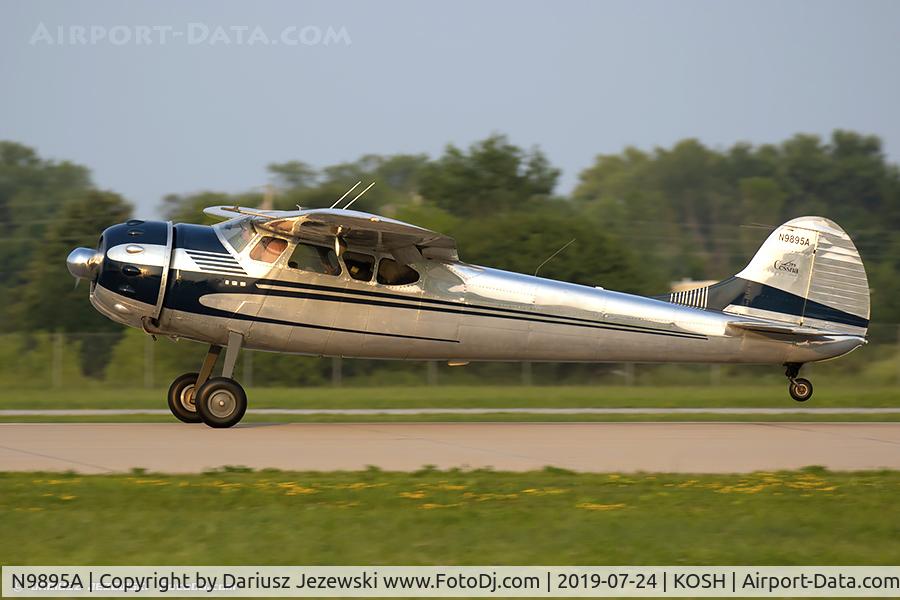 N9895A, 1950 Cessna 195A C/N 7598, Cessna 195A Businessliner  C/N 7598, N9895A