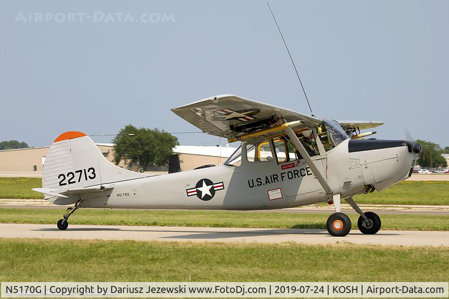 N5170G, 1951 Cessna 305A C/N 22713, Cessna 305A L-19A Bird Dog  C/N 22713, N5170G